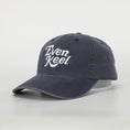 Load image into Gallery viewer, Navy blue cap with 'Even Keel' text on a light gray background - Thread Vision Client Spotlight