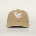 Load image into Gallery viewer, Beige cap with 'Even Keel' text on a beige background - Thread Vision Client Spotlight
