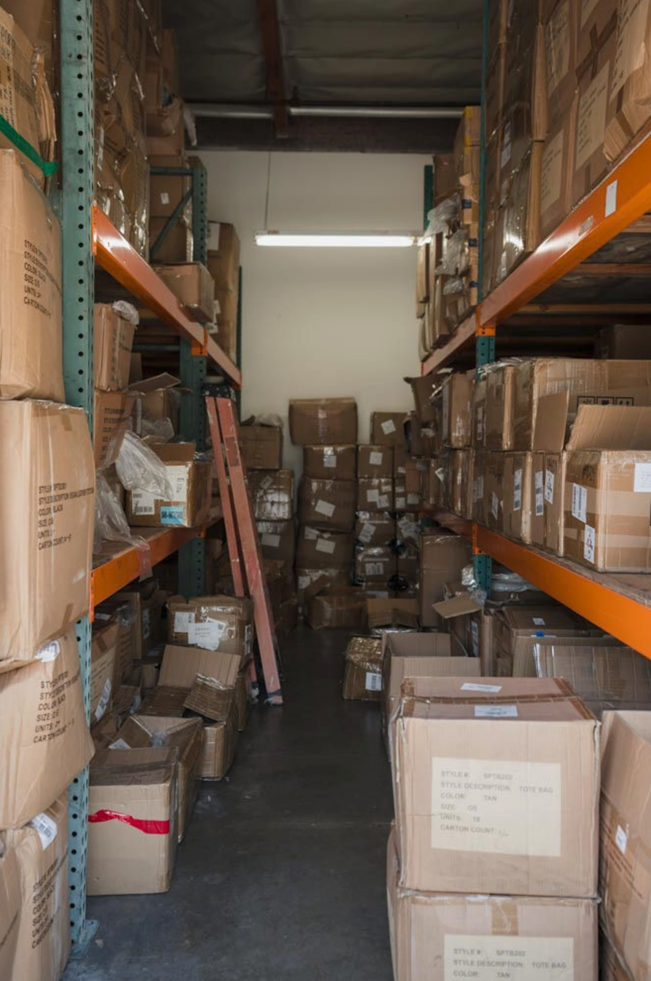 Thread Vision company, inside look at the brand + client fulfillment center.